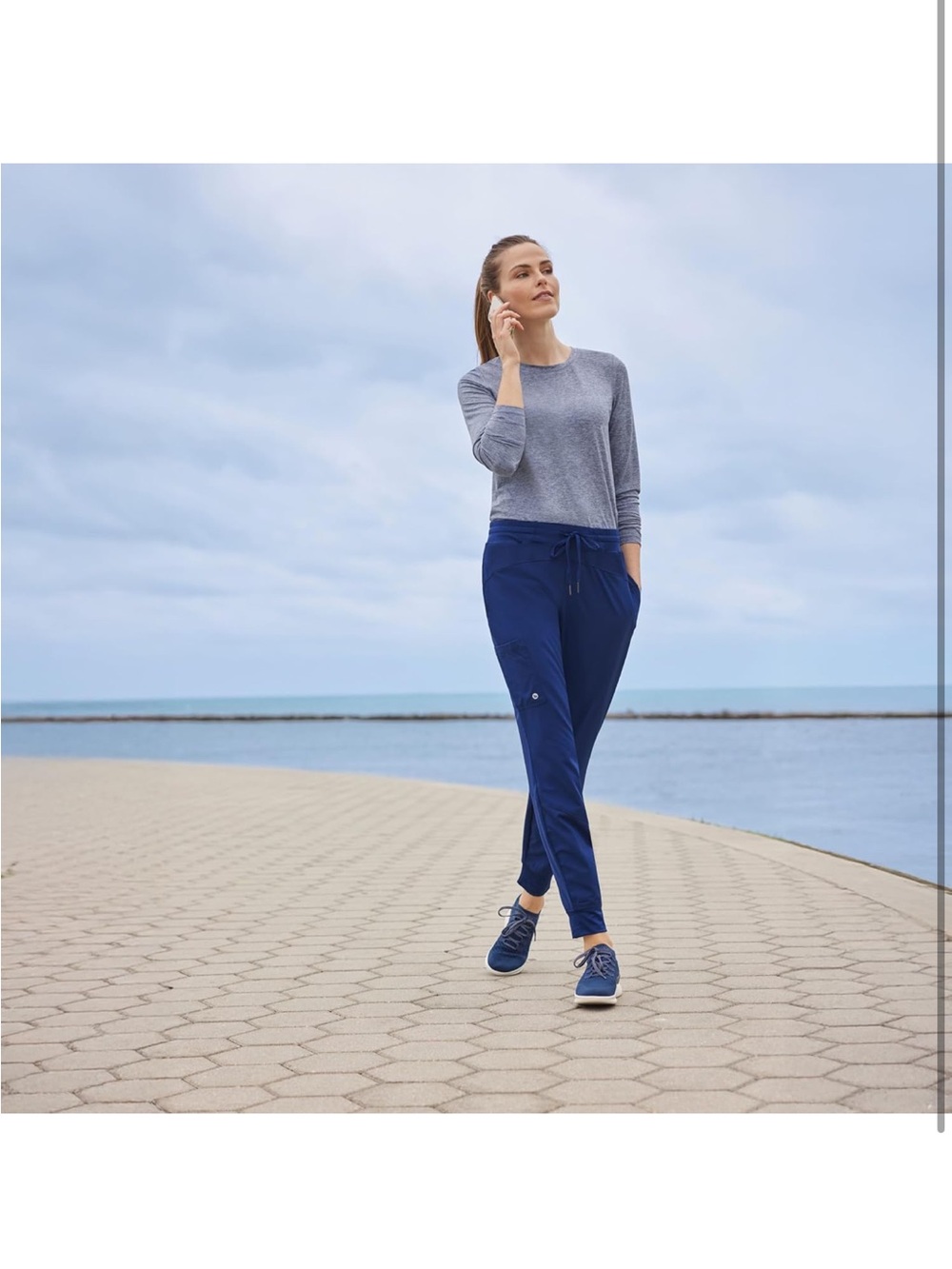 Barco One | Navy Blue Boost Jogger Scrub Pants